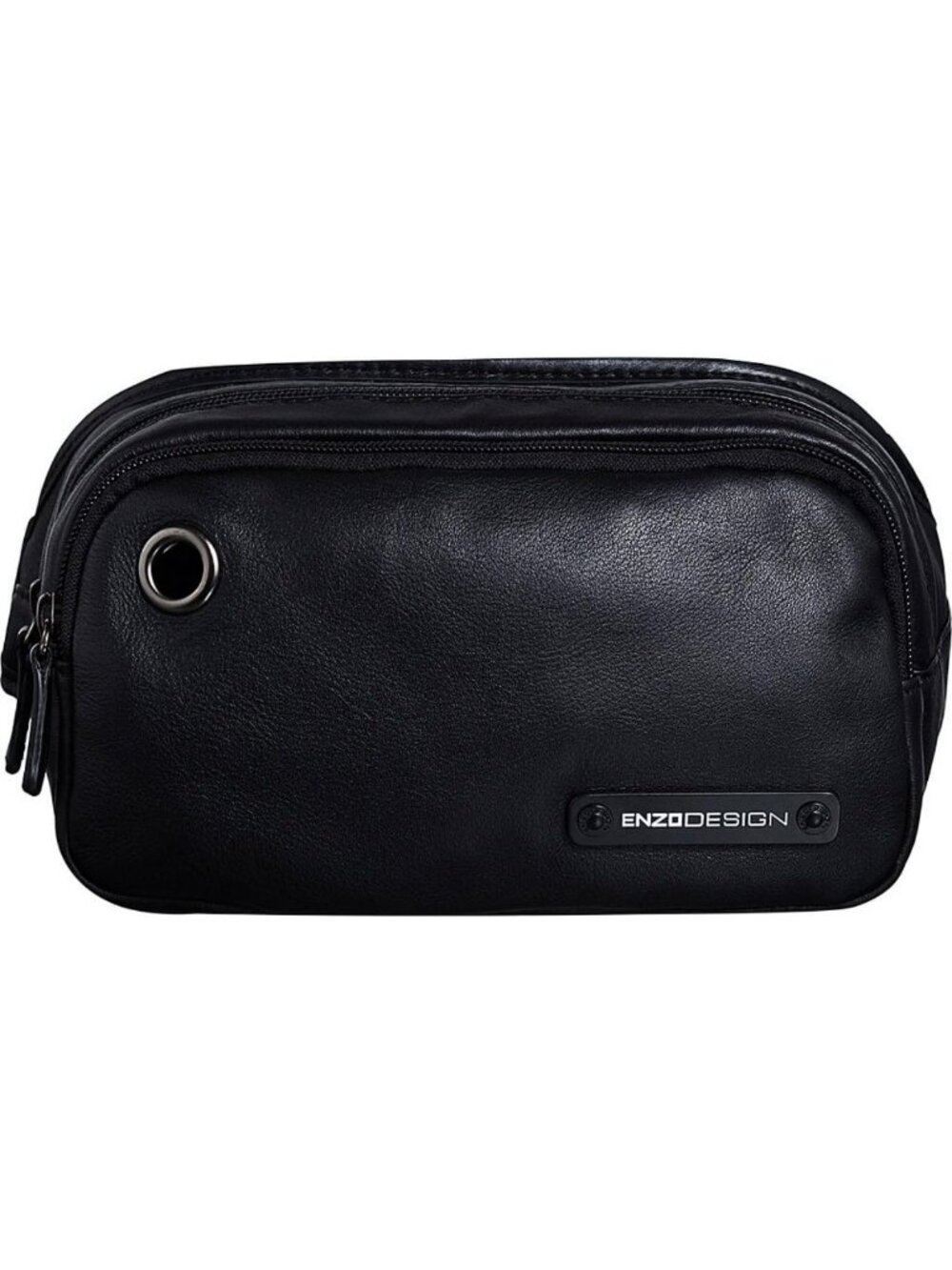 Stylish Tan Leather Waist Bag - Chic Cowhide Fanny Pack for Everyday Use